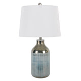 Decor Therapy Loch Art Glass LED Table Lamp..