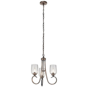 Kichler Chesterlyn 3-Light Vintage Tuscan Traditional Chandelier Item Model #82273