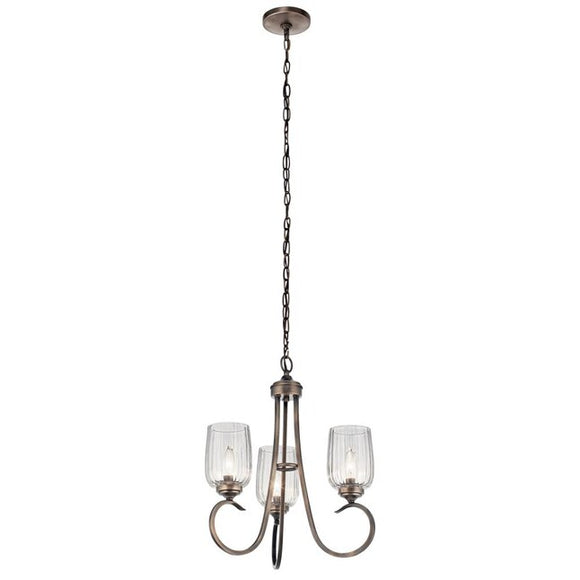 Kichler Chesterlyn 3-Light Vintage Tuscan Traditional Chandelier Item Model #82273