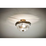 Kichler Chesterlyn 2-Light 14.13-in Vintage Tuscan Incandescent Semi-flush Mount Light