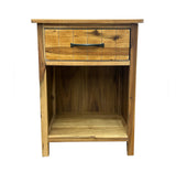 Decor Therapy Cohen 1 Drawer Accent Table Light Wood..