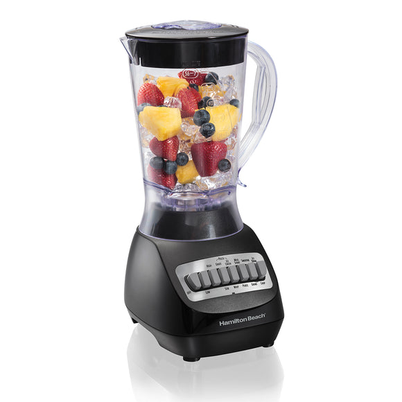 Hamilton Beach Electric Blender 650W 10 Speeds, 56 oz / Black..