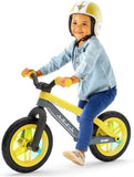 Chillafish BMXie GLOW Lightweight Balance Bike with Light-Up Wheels Yellow