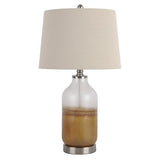 Decor Therapy Viggo Sand Art Glass LED Table Lamp 27.75 Tall..