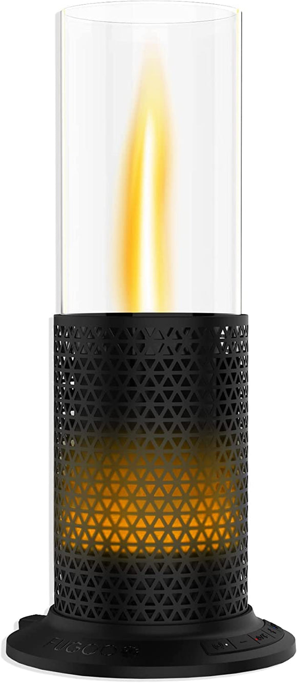 Fugoo Inferno Indoor/Outdoor Bluetooth Speaker and Real Flame Lantern..