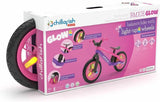 Chillafish BMXie GLOW Lightweight Balance Bike with Light-Up Wheels Pink