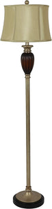 Decor Therapy Indoor Floor Lamps RED - Red & Champagne Fowler Floor Lamp..