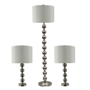Decor Therapy Ettie Stacked Ball Lamps Set of 3 Made of Steel..