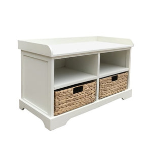 Hayden Storage Bench with 2 Baskets..
