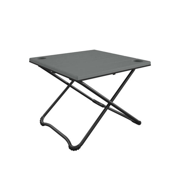 COSCO 24 Square Folding Camping Table Gray Resin and Steel Frame..