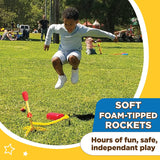 Original Stomp Rocket - Ultra Rocket Launcher for Kids - Soars 200 Feet - 4 High Flying Rockets ...