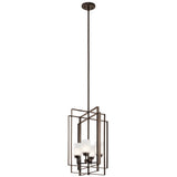 Kichler 44008 Harvey 4 Light 17 Cage Pendant - Bronze..