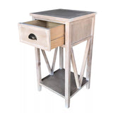 Landon One Drawer Side Table