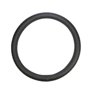 Alpena Black Ostrich Car Steering Wheel Cover..