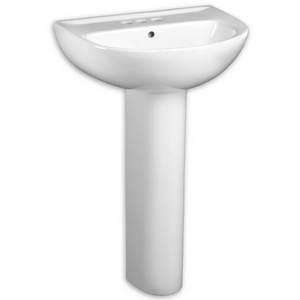 American Standard 0468.001 Evolution 24" Lavatory Sink with Single Faucet Hole - Less Pedestal L...