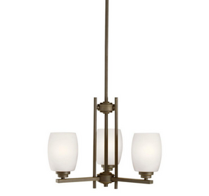 Kichler 1894 Eileen 3 Light 1 Tier Chandelier - Bronze..