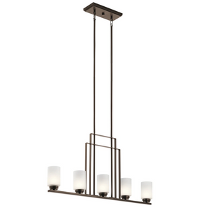 Kichler 44009 Harvey 5 Light 36 Wide Linear Chandelier..
