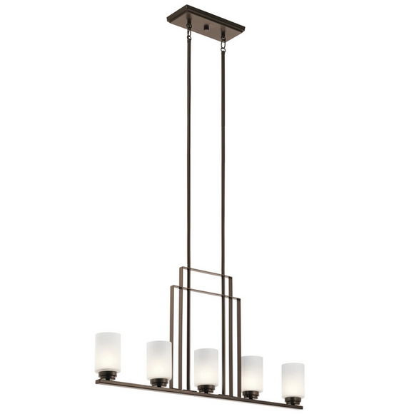 Kichler 44009 Harvey 5 Light 36 Wide Linear Chandelier..