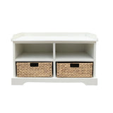 Hayden Storage Bench with 2 Baskets..