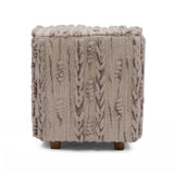 Howie Heavy Textured Square Ottoman with Legs..