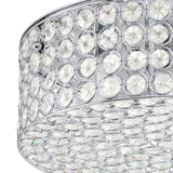 Kichler Krystal Ice 11.75-in Olde Bronze Halogen Flush Mount Light Item Model #38198 Flush Mount...
