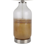 Decor Therapy Viggo Sand Art Glass LED Table Lamp 27.75 Tall..