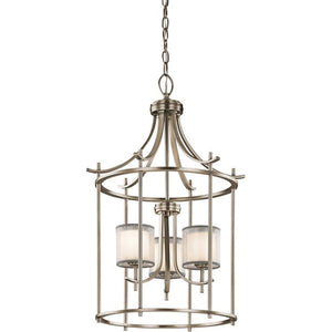 Kichler 43139 Tallie 3 Light Cage Pendant - Grey..