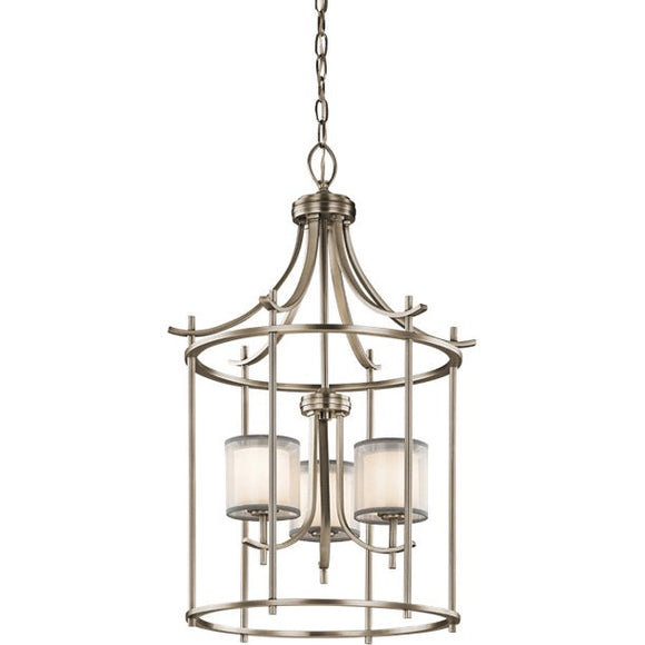 Kichler 43139 Tallie 3 Light Cage Pendant - Grey..