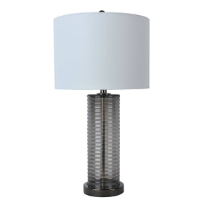 Rylie Transparent Smoke Glass Lamp