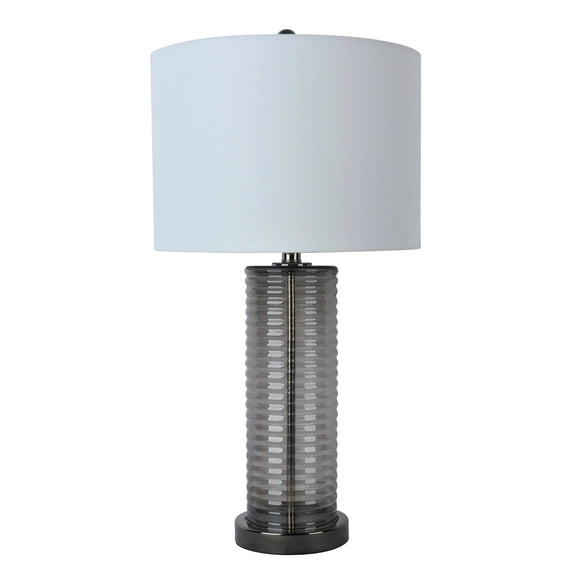Rylie Transparent Smoke Glass Lamp