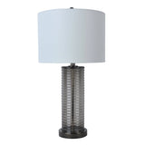 Rylie Transparent Smoke Glass Lamp