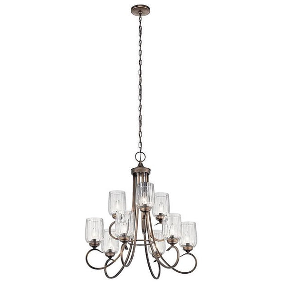 Kichler Chesterlyn 9-Light Vintage Tuscan Traditional Chandelier Item Model #82272