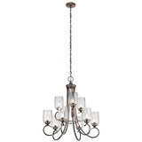 Kichler Chesterlyn 9-Light Vintage Tuscan Traditional Chandelier Item Model #82272