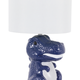 Kids Dinosaur Table Lamp, Blue..