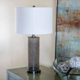 Rylie Transparent Smoke Glass Lamp