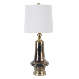 Samson Iridescent Art Glass LED Table Lamp..