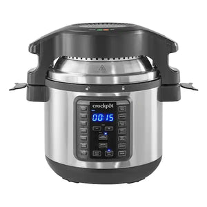 Crock Pot SCCPPA800-V1 8 Quart Express Crock Programmable Slow Cooker & Pressure Cooker with Air...